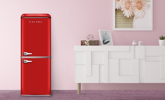 格蘭仕復古<a href=http://www.czrsq.cn/zixun/bingxiang/ target=_blank class=infotextkey>冰箱</a>配圖